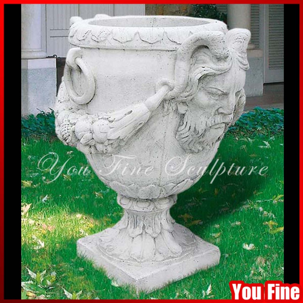 Natural Stone Flower Vase Handmade Designs