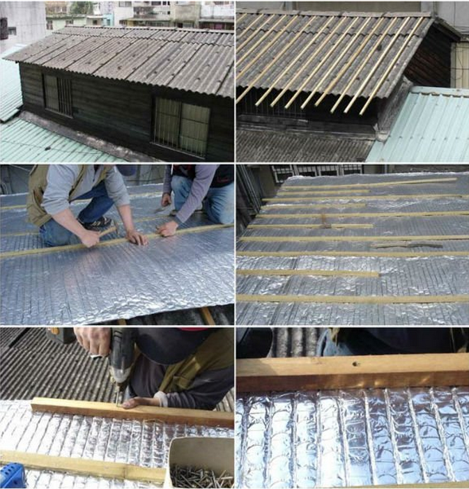 Aluminum Foil Air Bubble Insulation/Thermal Insulation/Aluminum Foil Fiberglass Insulation Fabric