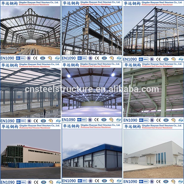 Low Cost Prefab Light Structural Steel Dairy Farm Shed