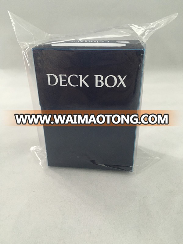 PP solid deck box for wholesale and retail MTG/TCG Dongguan factory