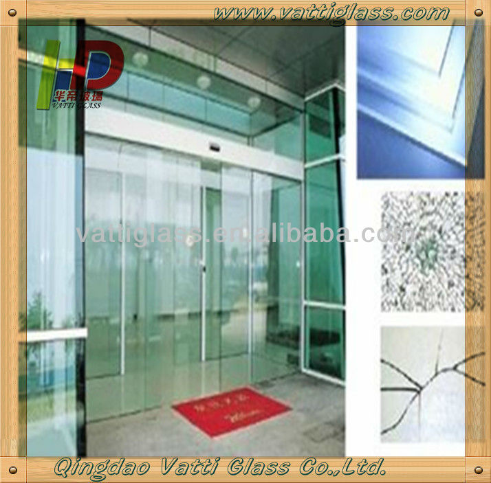 Tempered Glass for Building and furniture sauna door glass etched glass