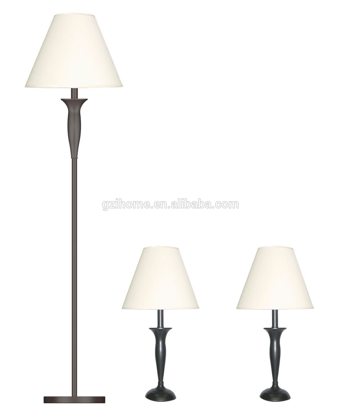 floor and table lamps sets lotus seedpod staff lamp sets