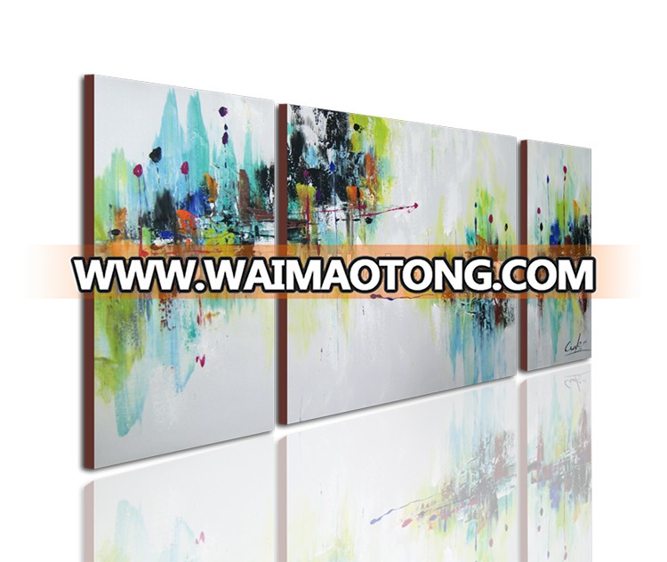 decoration oil paintings triptych on canvas