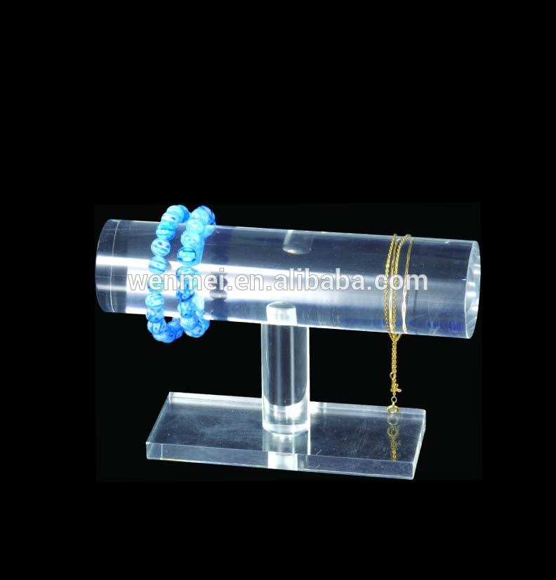 High Polished Colored Acrylic Bangle Bracelet Display Holder