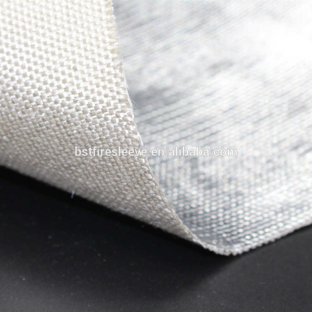 Heat Radiant Protection Aluminum Foil Backed Fiberglass Cloth