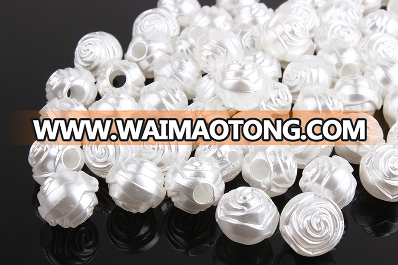 wholesale non-toxic Rose on both sides beads for necklace design