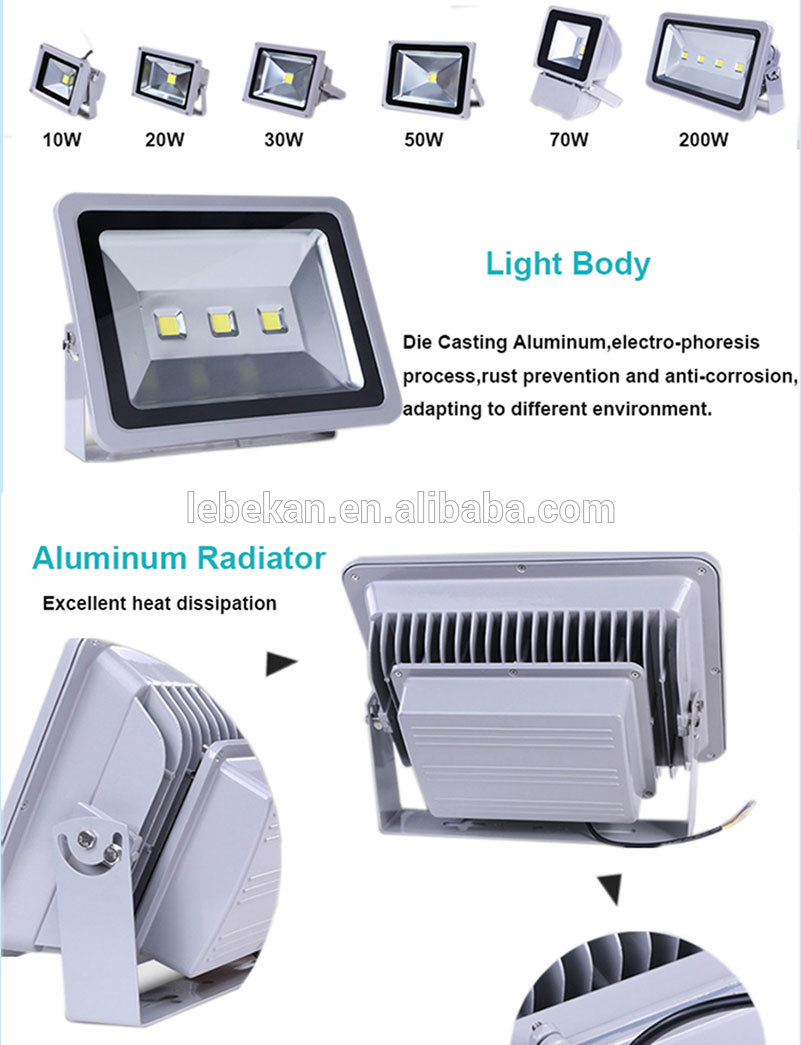 Top quality super bright 30w 50w 100 watt 150w 200w led outdoor flood light