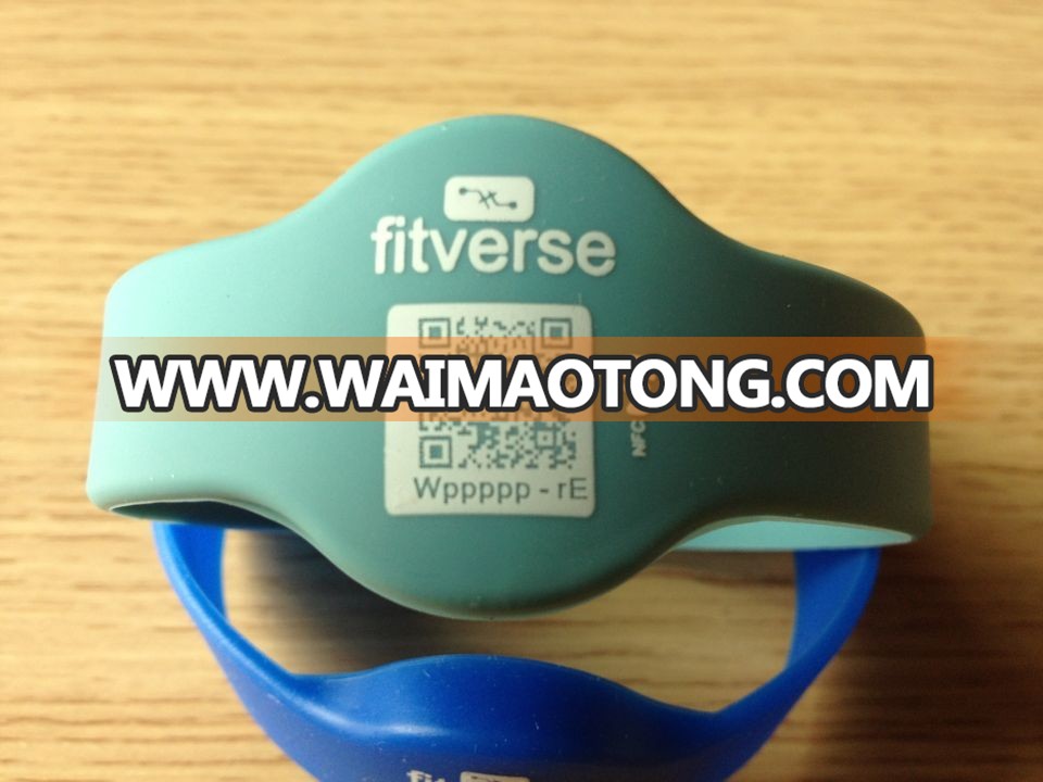 Silicone RFID Wristband Colorful Printing Scratch-resistant