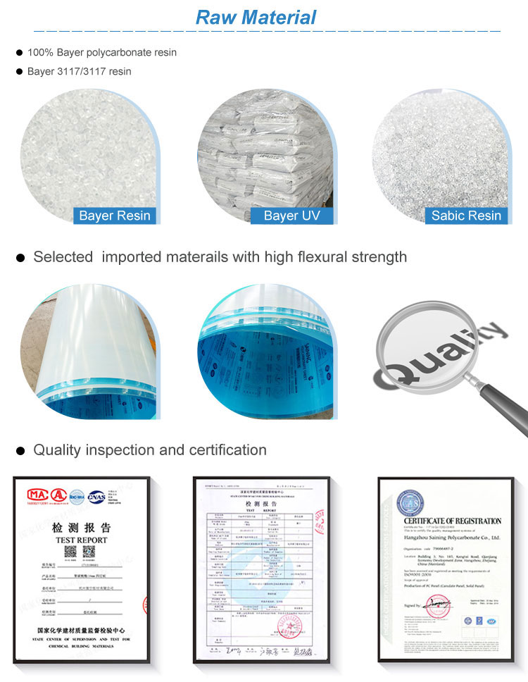 New Building Material Cellular Polycarbonate