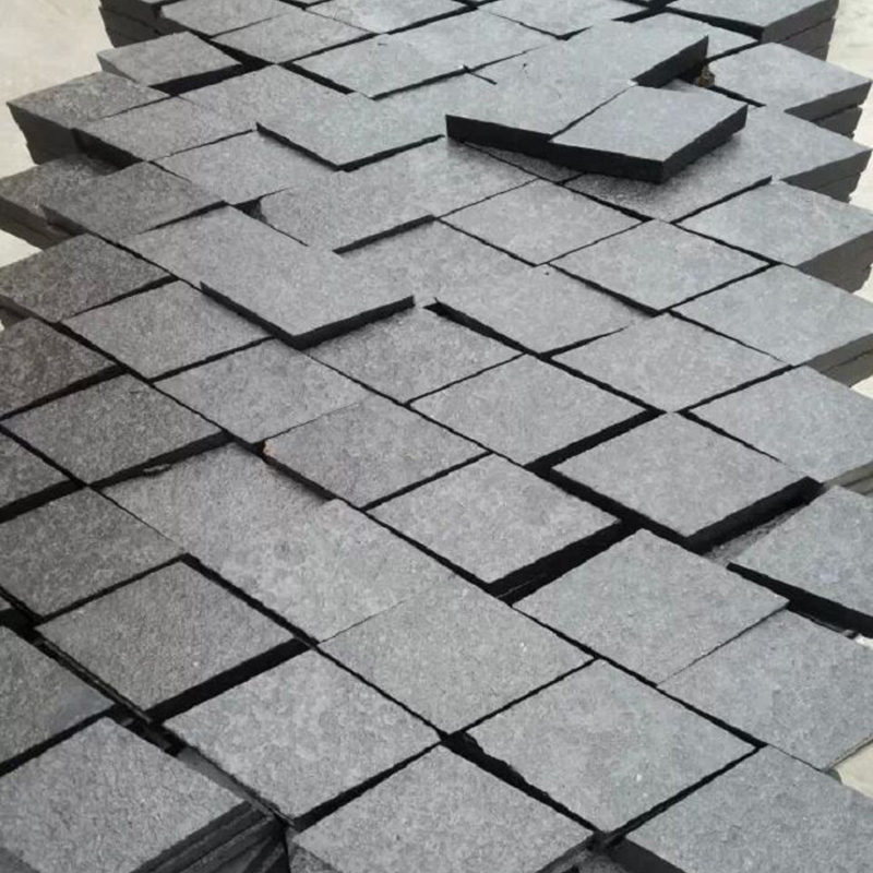 G684 Pearl Black Granite Basalt Outdoor Paver Stone