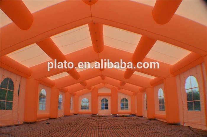 Color change lighting LED giant inflatable tent for wedding event