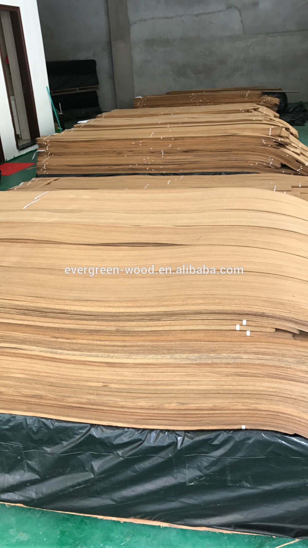 Burmese teak veneer rotary cut timber veneer for furniture