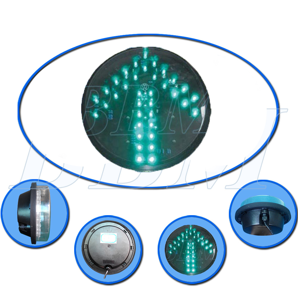 Dia. 200mm green led arrow module for traffic lights