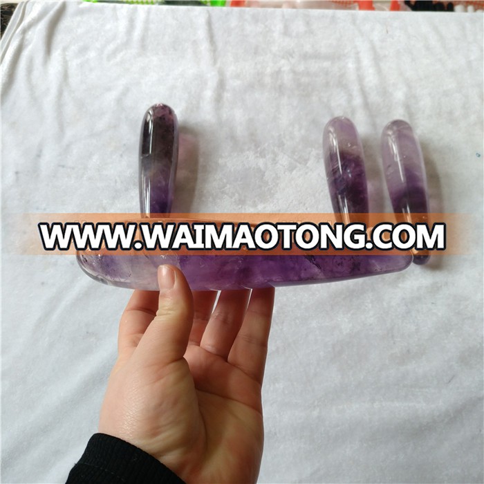 safe natural amethyst quartz crystal massage healing wands crystal sexy dildos penis