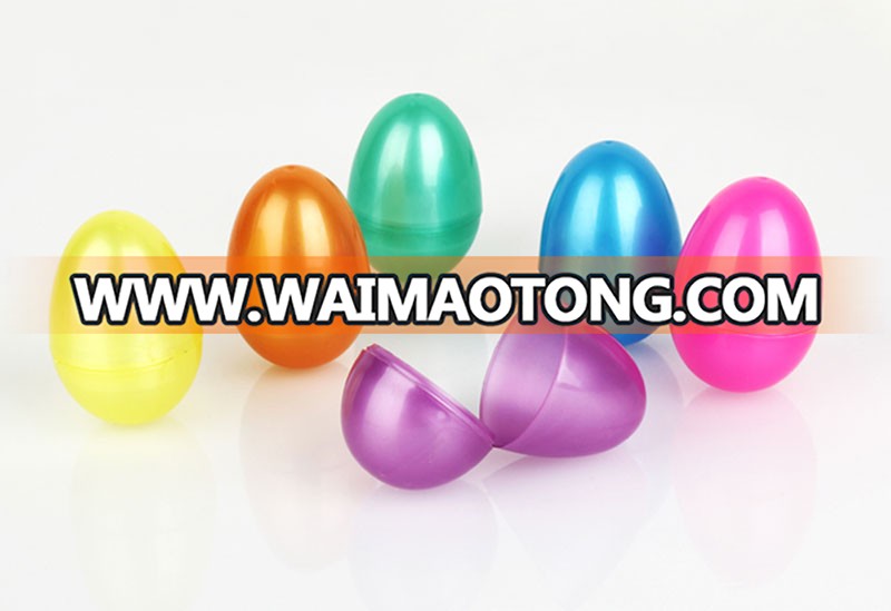 2018New Design:Plastic Attractive Egg with Metallic-Colorful glitter eggs