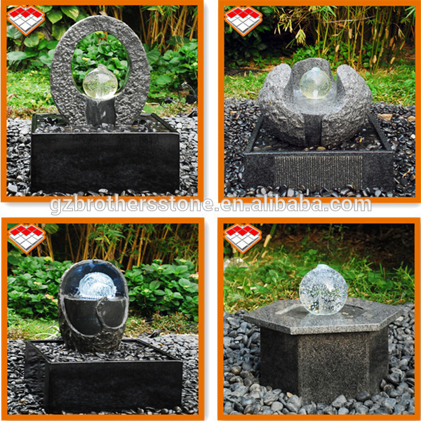 Water feature black based good new design small water fountain