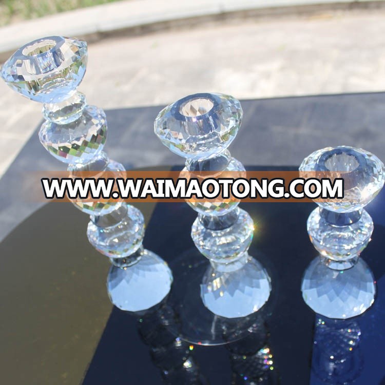 CRYSTAL table tall Candle Holder