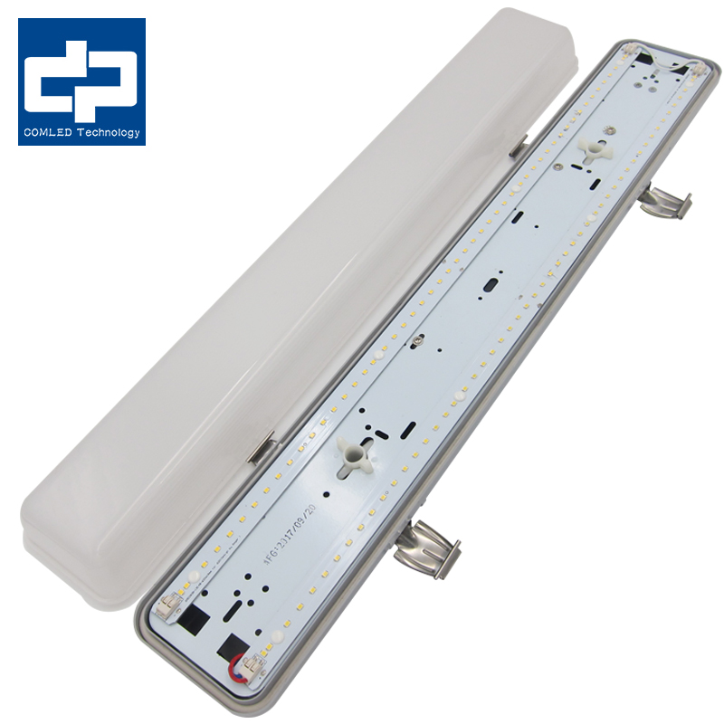 IP65 linkable led waterproof T8 single tube linear light fixture PT1E5L