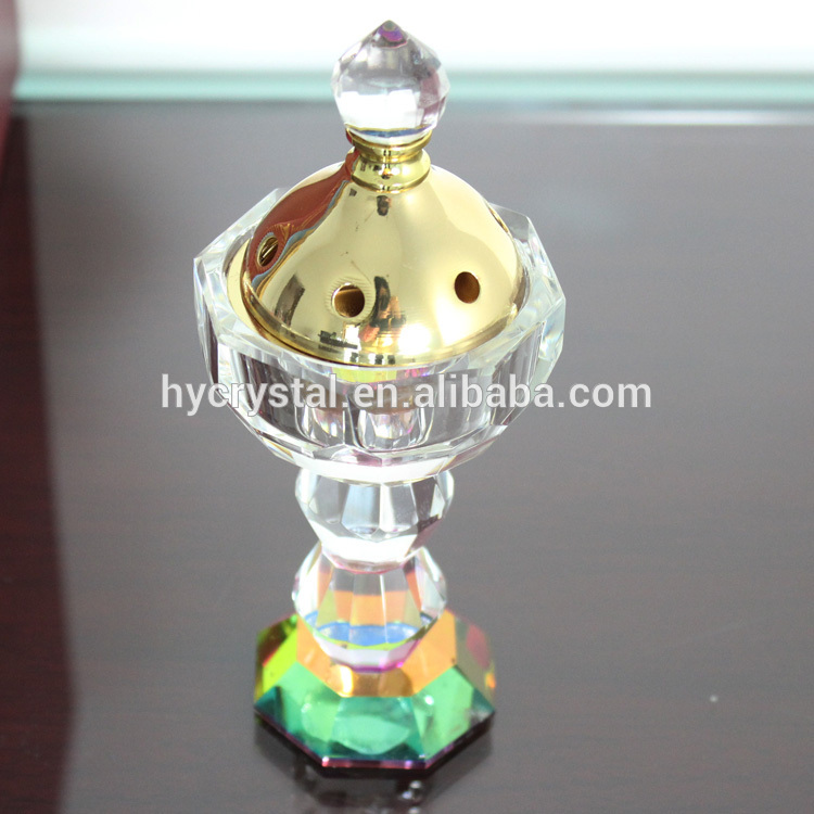 arabic craft crystal incense burners for sale China