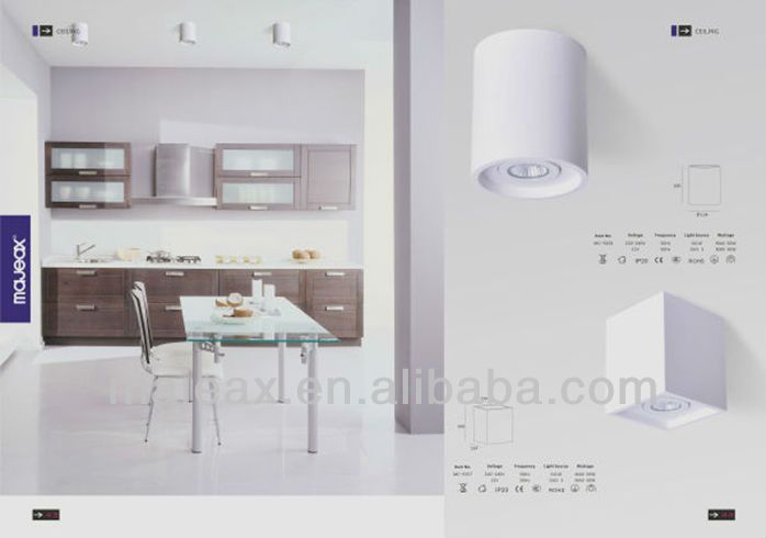 Indoor gypsum residential ceiling lamp e27