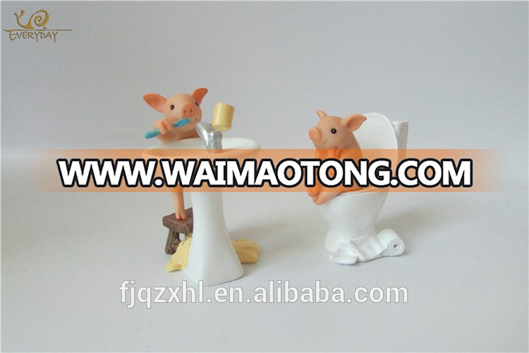 Z12998A Wholesale Birthday Gift Craft Item Home Decor Miniature Animal Resin Figurines Gift Moq 1