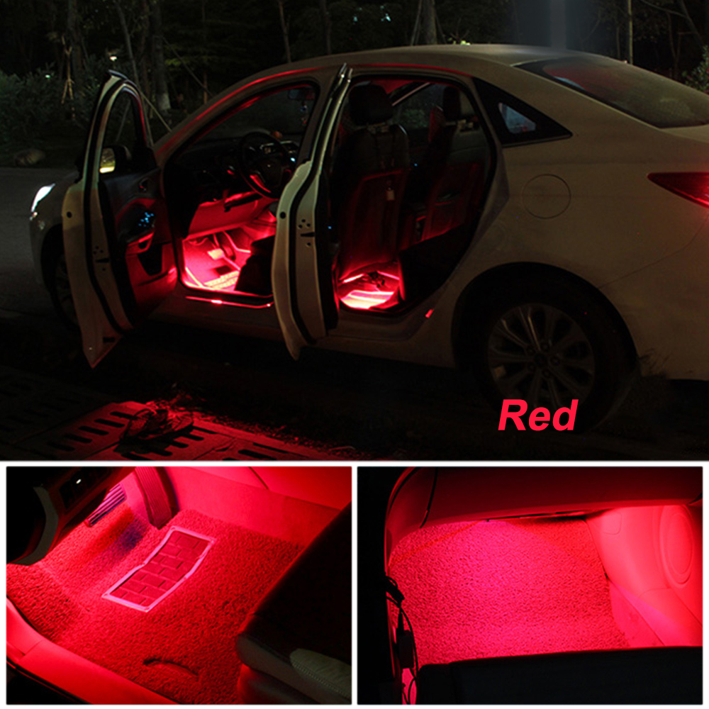 Colorful Car Atmosphere Led Remote Control RGB Led Strip 5050 Interior Car Led Lights Led Light for Car 12v