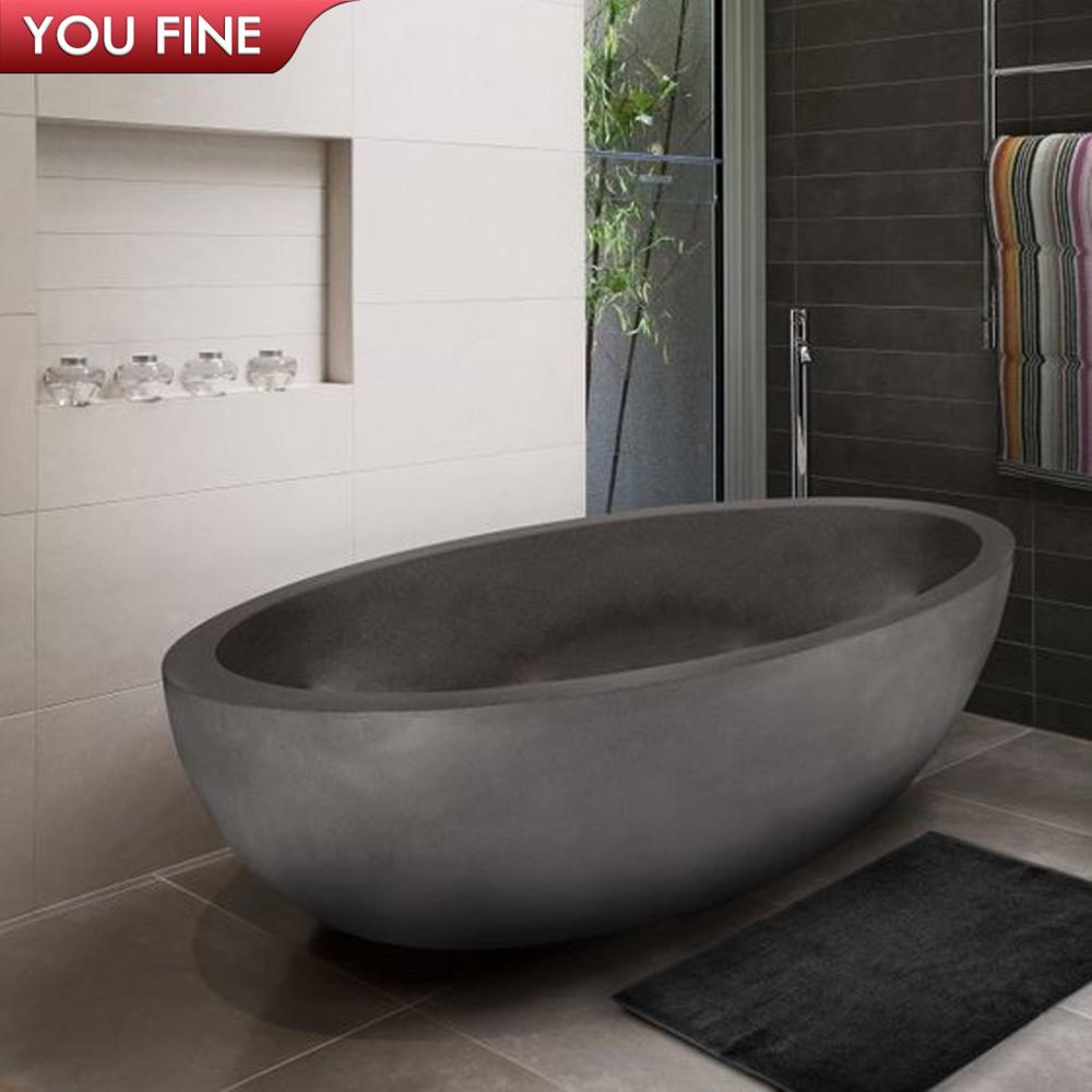 High Quality Bathroom Solid Black Marble Bathtub for Sale