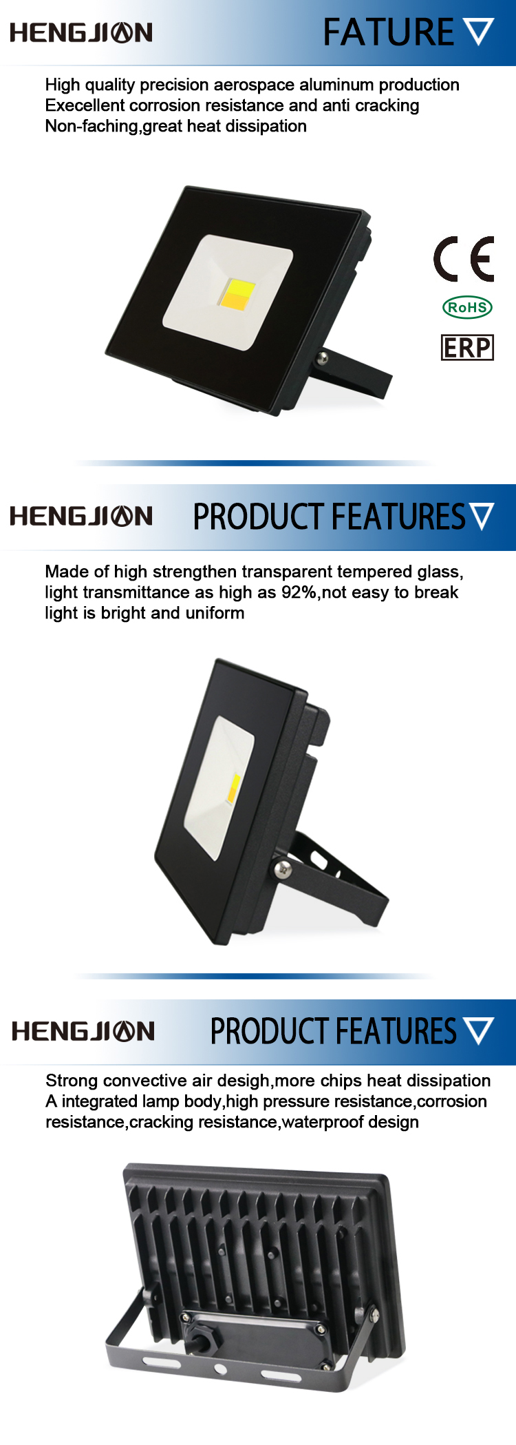 20W CCT Changeable Floodlight with Memory Function