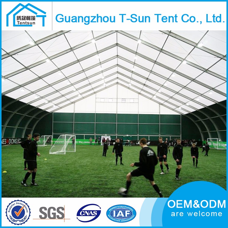 large football curve tent of sale