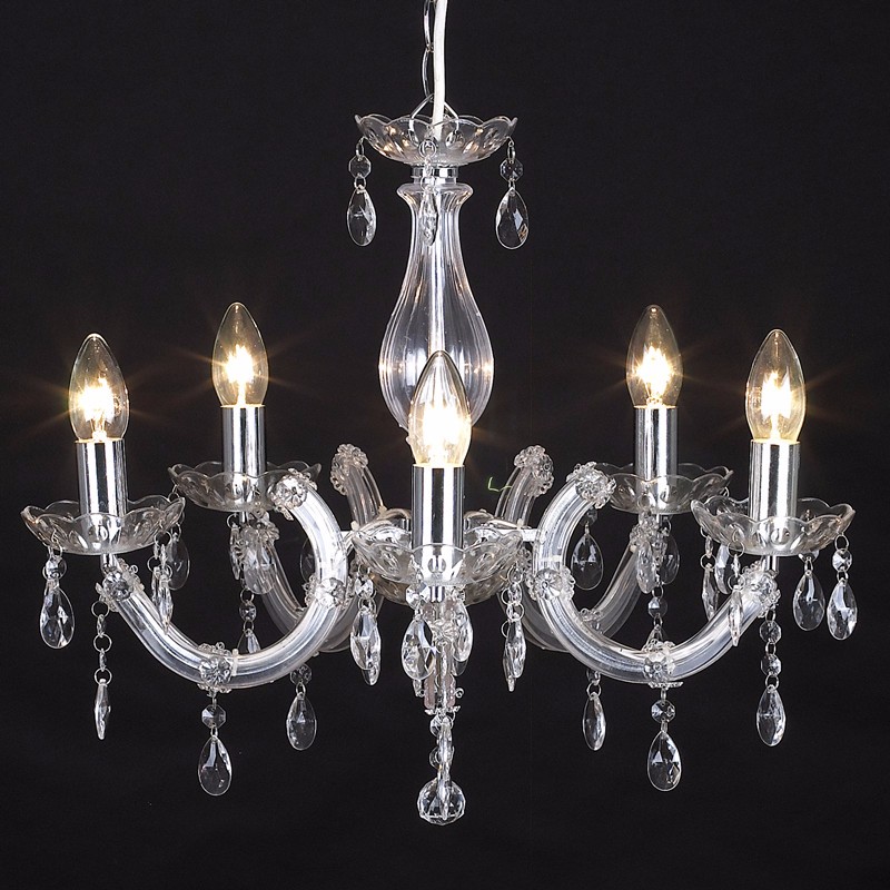 Wholesale modern chrome 5L/6L/8L candle chandelier crystal chandelier NS-120186