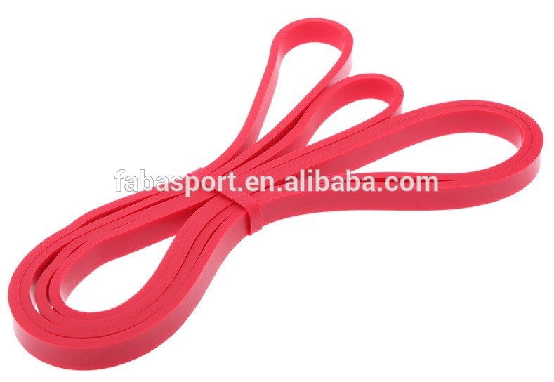 latex resistance band body gym power training powerlifting pull up red for wholesale