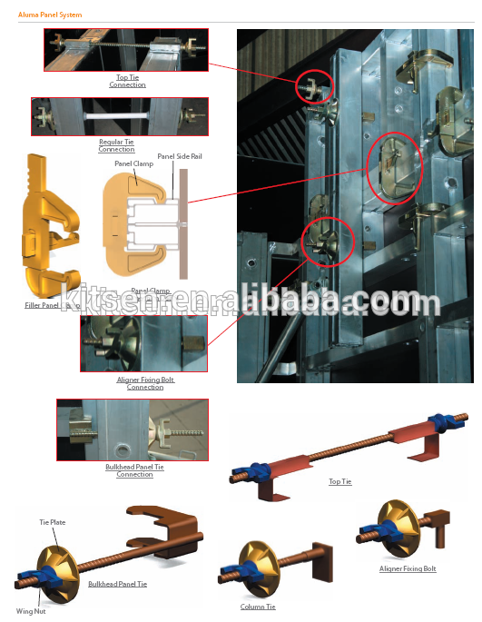 Excellent Quality Heavy Duty Aluminum Wall and Column Formwork / Aluma Systems