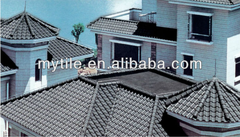 Minyuan new design 31*31 cm Spanish style roof tile