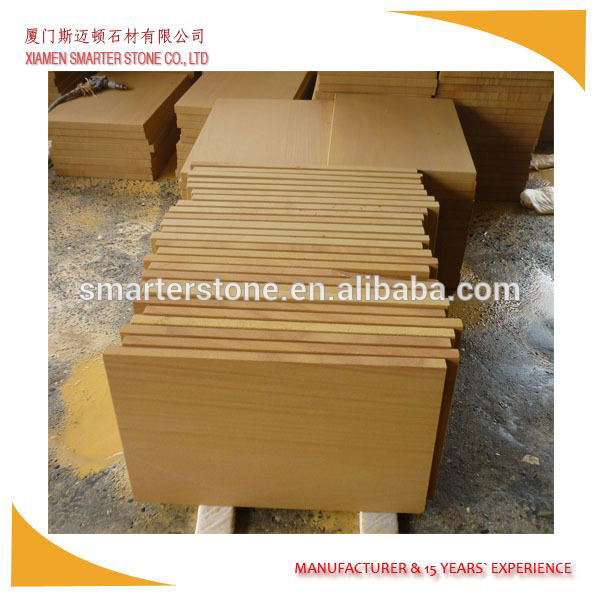 Golden sandstone tile for wall,golden sandstone brick,square sandstone tile