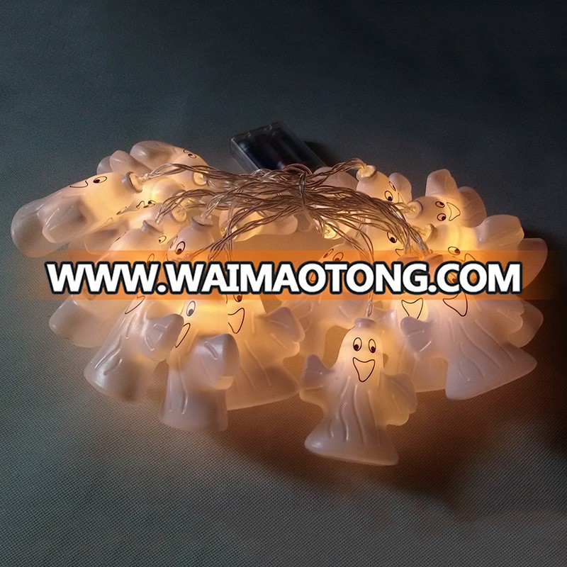 Halloween holiday decoration 20leds ghost string light battery decoration light