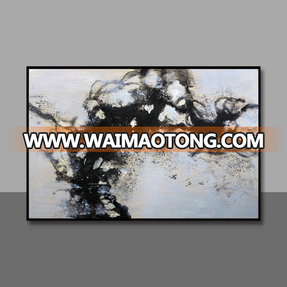 100% Hand-painted customized design oil painting abstract picture frames