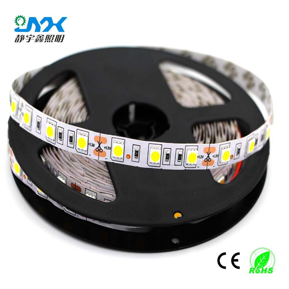 Ultra Bright 12V Flexible Light Strip Warm White 300 Units 5050 LEDs Waterproof LED Tape Light