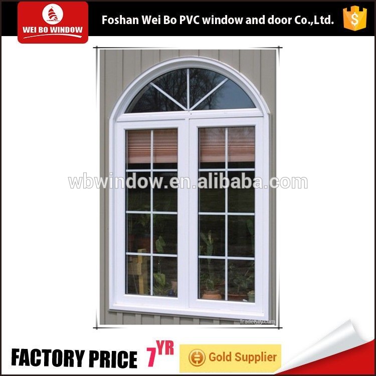 pvc half moon windows opening window with grills