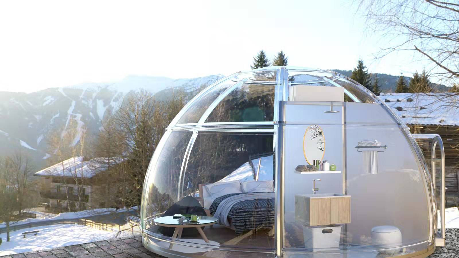 Luxury transparent Glamping House for resort or hotel