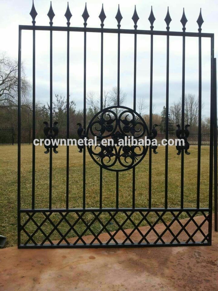 125*25cm cast iron decoration fence design for sale