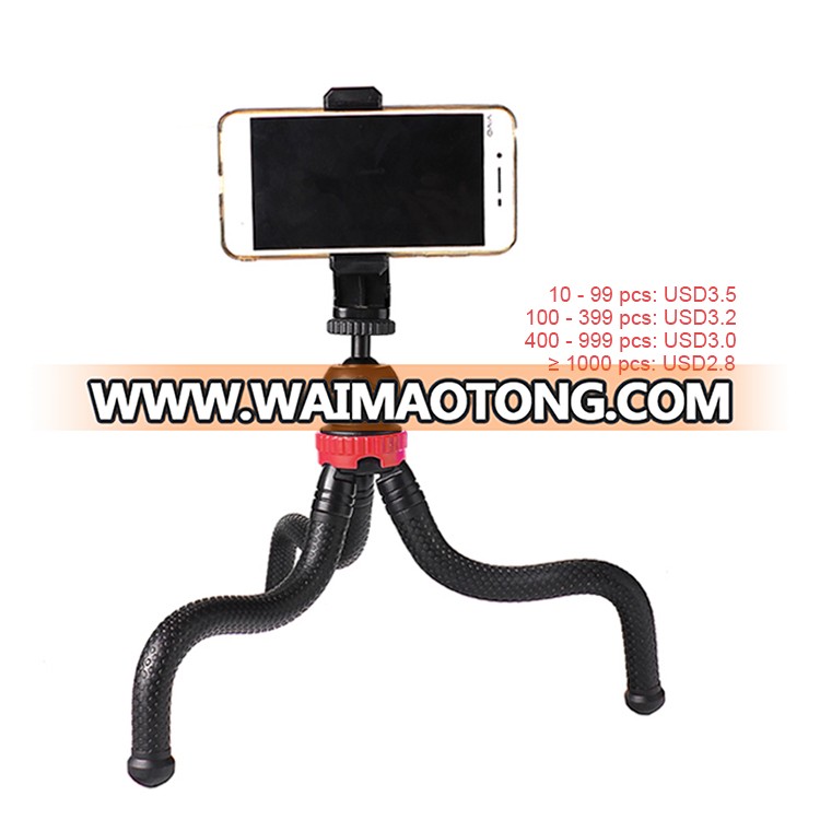 Mini Flexible Sponge Octopus Tripod Holder Mount Adapter for Mobile Phone Smartphone Tripod