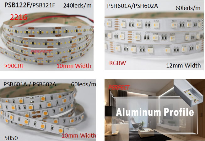 NEW Design Colorful DC12V 12W 30led/m 5050 WRGBW LED Strip Light