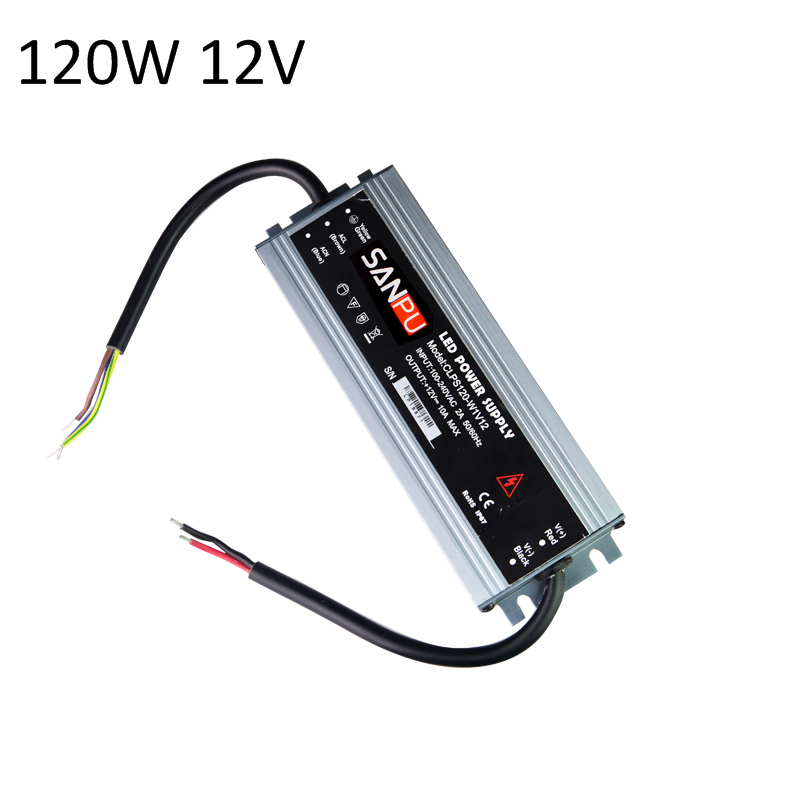 Aluminum 10A dc 120W mini 12 amp 12V switching power supply for cctv