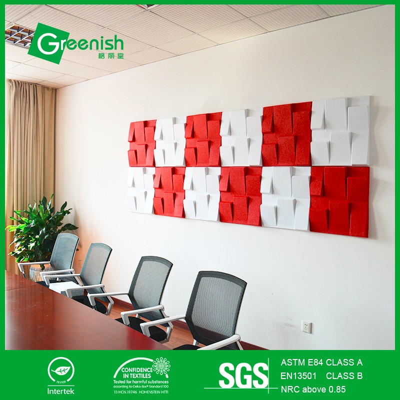 Polyester fiber acoustic panel