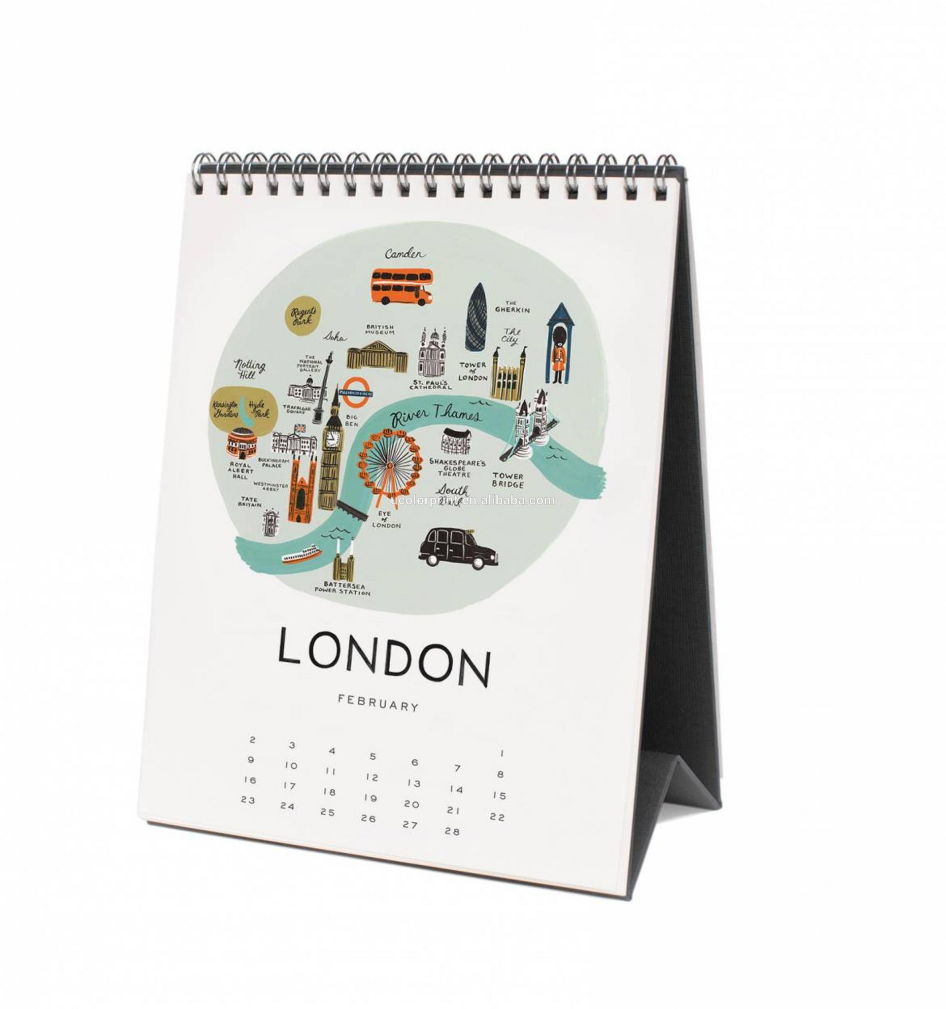 2020 custom printing cheap desk table calendar for gift