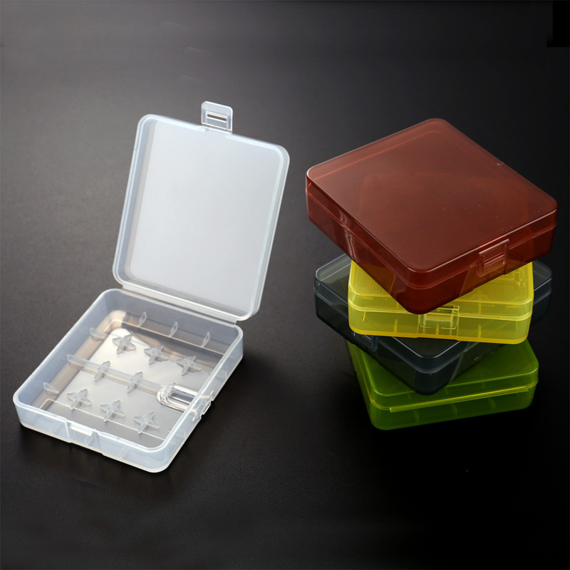 4 Cell 18650 Battery Storage Case Box holder Hard Case Battery Holder