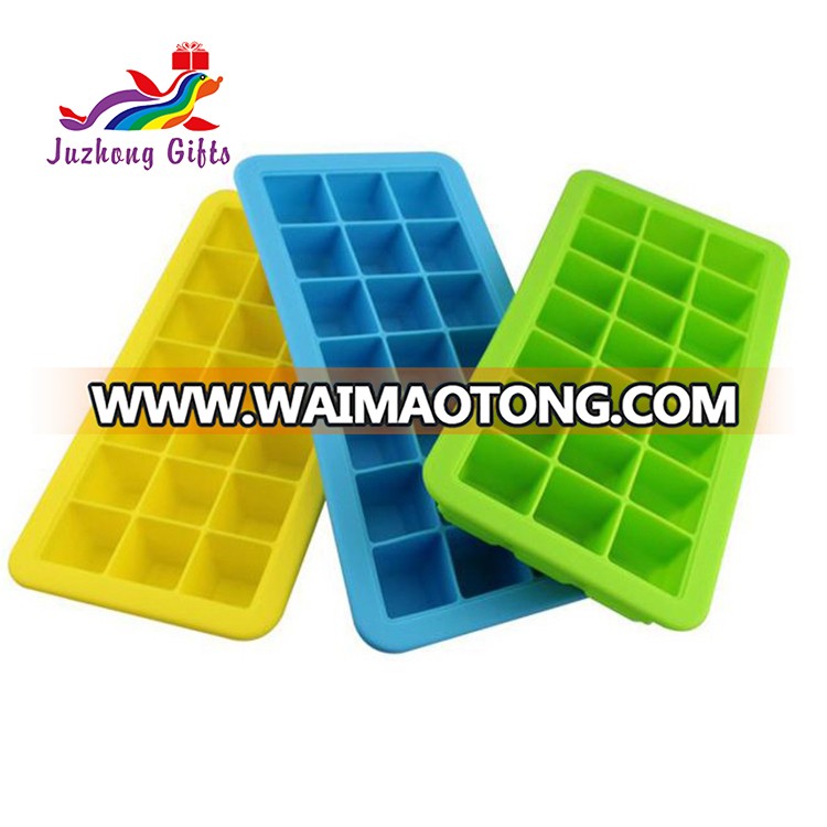 Hot Selling Custom 21 Cavity Silicone Ice Cube Tray Mold