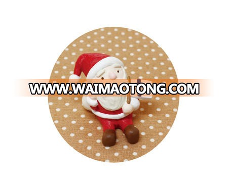 2019 new arrival action figure resin crafts santa claus for christmas decorating