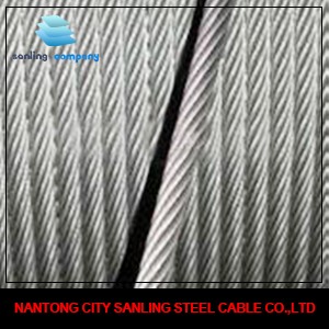 19*7 ungalvanized steel wire rope