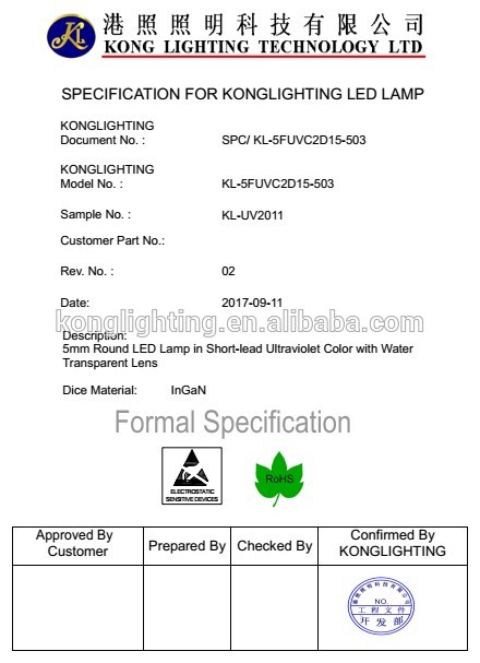 10mm 0.1W-0.5W High lumen DIP KL-WS2901 5mm Round Led